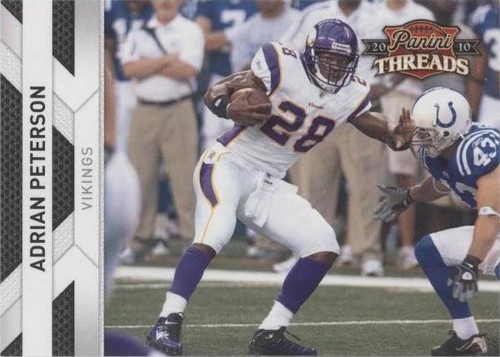 2010 Panini Threads Adrian Peterson #80