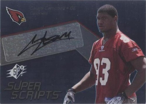 2008 SPx Calais Campbell #SSS13