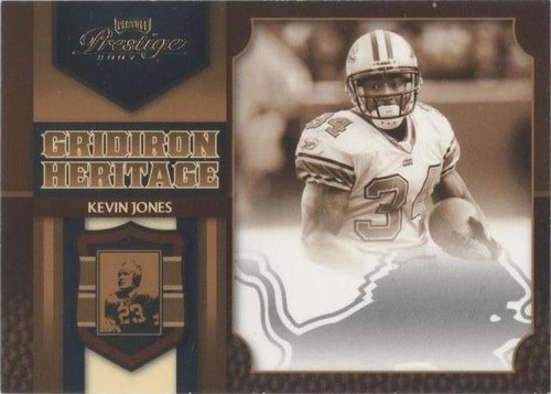 2007 Playoff Prestige Kevin Jones #GH-32