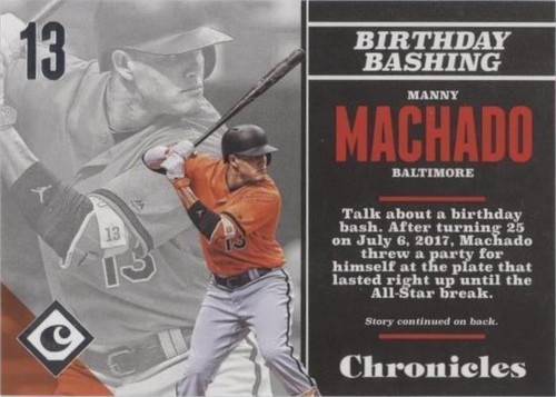 2017 Panini Chronicles - Manny Machado #94