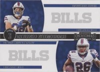 2019 Panini Contenders Dawson Knox Devin Singletary #RN-KS
