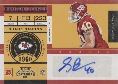 2011 Playoff Contenders Shane Bannon #177