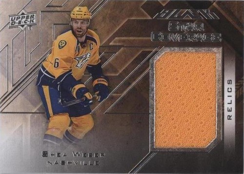 2015-16 UD Black - Shea Weber #SCOV-SW