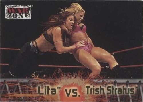 2001 Fleer WWF Raw is War - Lita Trish Stratus #66