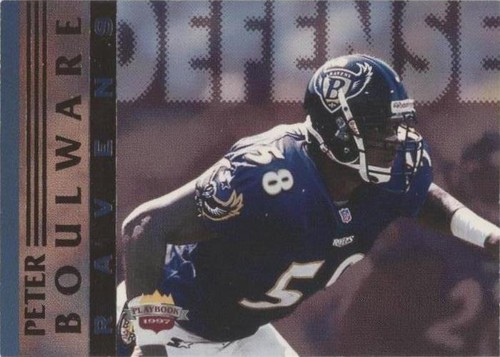 1997 Score Board Playbook Peter Boulware #88