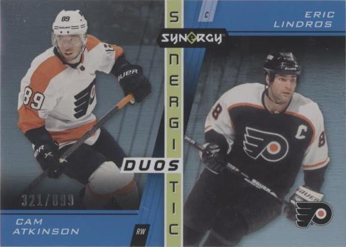 2021-22 Upper Deck Synergy - Cam Atkinson Eric Lindros #SD-18