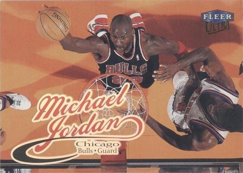 #NBAカード #MichaelJordan #FLEER Michael Jordan 1998-99 Fleer Ultra NBA Basketball Card #85