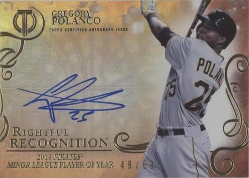 2015 Topps Tribute - Gregory Polanco #NOW-GP