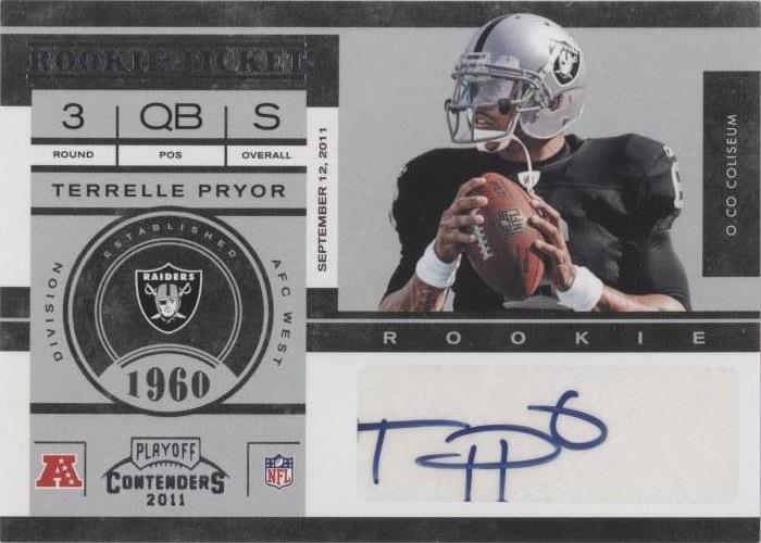 2011 Playoff Contenders Terrelle Pryor #101