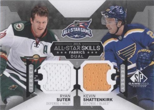 2015-16 SP Game-Used - Kevin Shattenkirk Ryan Suter #AS2-18