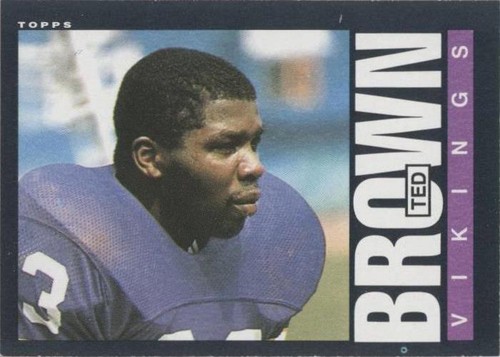1985 Topps Ted Brown #91