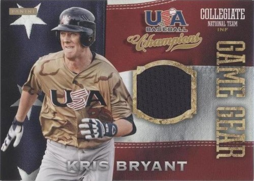 2013 PANINI USA BASEBALL CHAMPIONS CERTIFIED KRIS BRYANT
