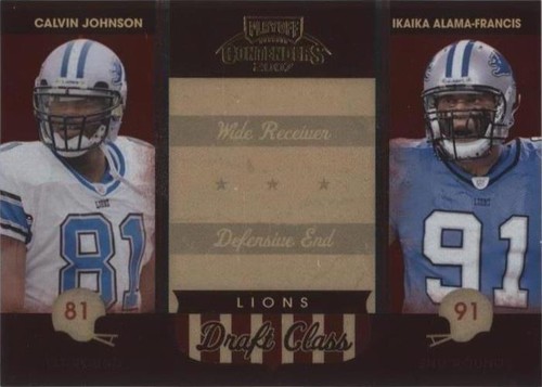 2007 Playoff Contenders Calvin Johnson Ikaika Alama-Francis #DC-12