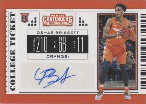 2019-20 Panini Contenders Draft Picks - Oshae Brissett #114