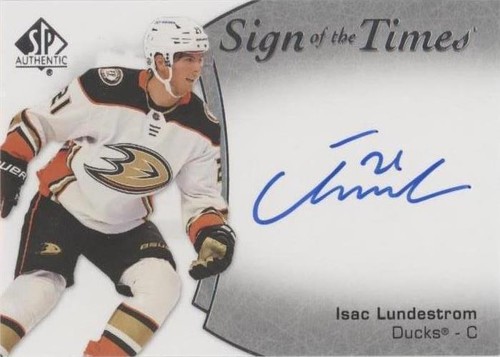 2021-22 SP Authentic - Isac Lundestrom #SOTT-IL
