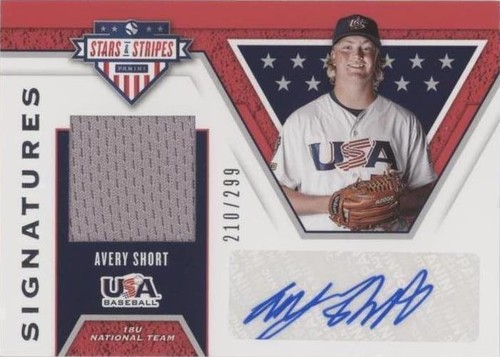 2019 Panini USA Baseball Stars & Stripes - Avery Short #S-AS