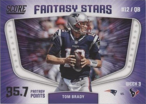 2018 Score Tom Brady #6