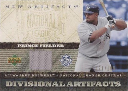 2007 Upper Deck Artifacts - Prince Fielder #DA-PF