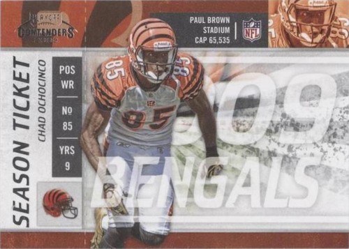 2009 Playoff Contenders Chad Johnson #22
