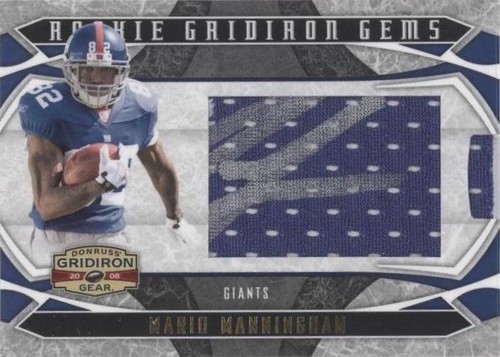 2008 Donruss Gridiron Gear Mario Manningham #228