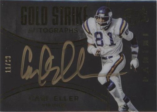 2016 Panini Black Gold Carl Eller #GS-CE