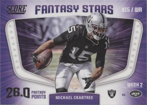 2018 Score Michael Crabtree #2