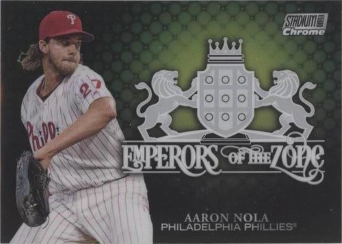 2020 Topps Stadium Club Chrome - Aaron Nola #EOZ-17