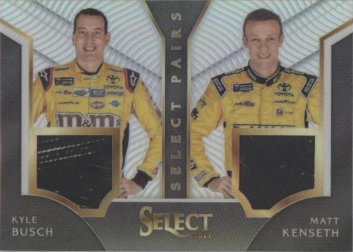 2017 Panini Select - Kyle Busch Matt Kenseth #KB-MK