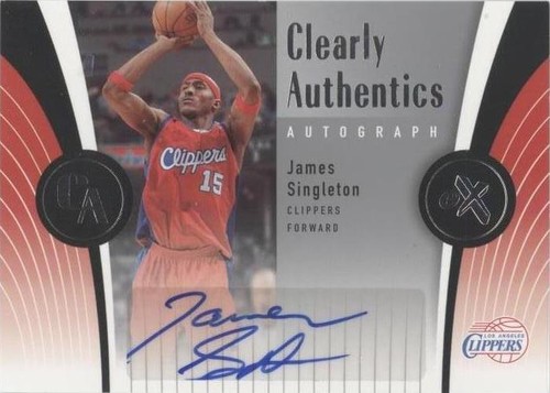 2006-07 Fleer EX - James Singleton #CAA-SI