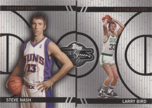 2008-09 Topps Co-Signers - Larry Bird/Steve Nash #CF-38-18