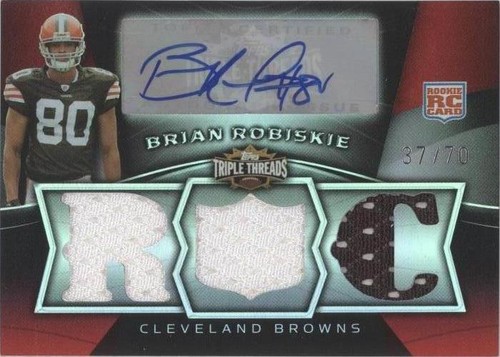 2009 Topps Triple Threads Brian Robiskie #104