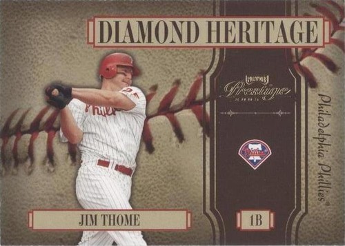 2005 Playoff Prestige - Jim Thome #DH-9