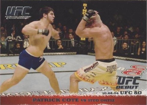 2009 Topps UFC Round 1 - Patrick Cote Tito Ortiz #18