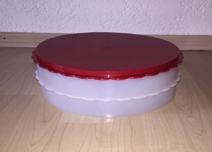 Tupperware Hochstapler Für Kuchen & Torten – Dunkelpink, Passend Für Tortentwist