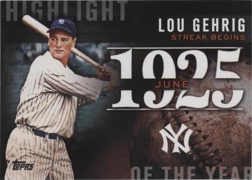 2015 Topps - Lou Gehrig #H-1