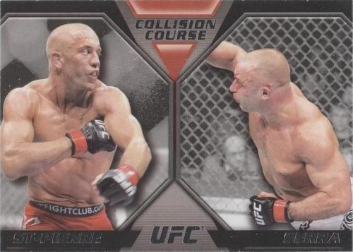2011 Topps UFC Moment of Truth - Georges St-Pierre Matt Serra #CC-SS