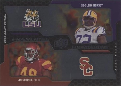 2008 Upper Deck Draft Edition Glenn Dorsey Sedrick Ellis #227