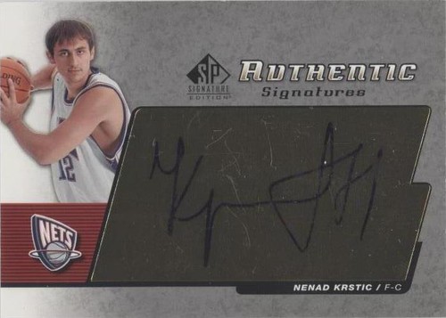 2004-05 SP Signature Edition - Nenad Krstic #AS-NK