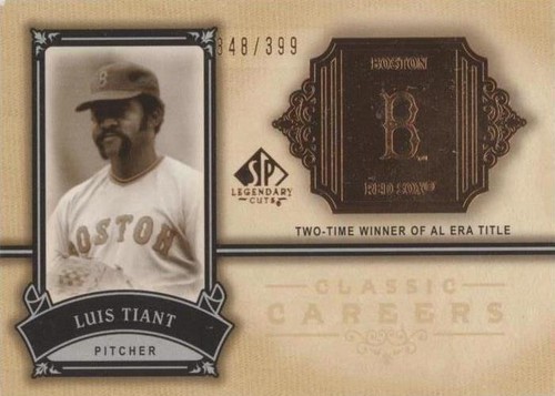 2005 SP Legendary Cuts - Luis Tiant #CC-LT