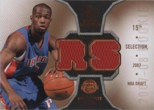 2007-08 SP Rookie Threads - Rodney Stuckey #RT-RS