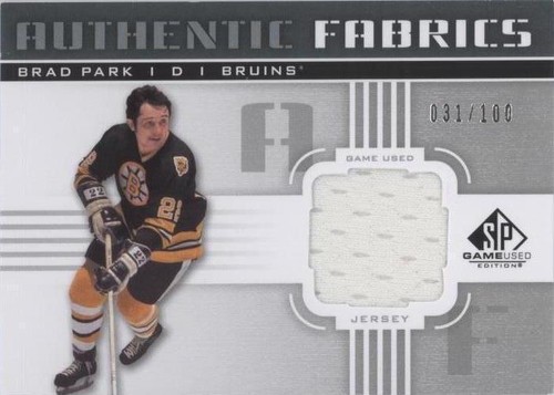 2011-12 SP Game Used Edition - Brad Park #AF-BP