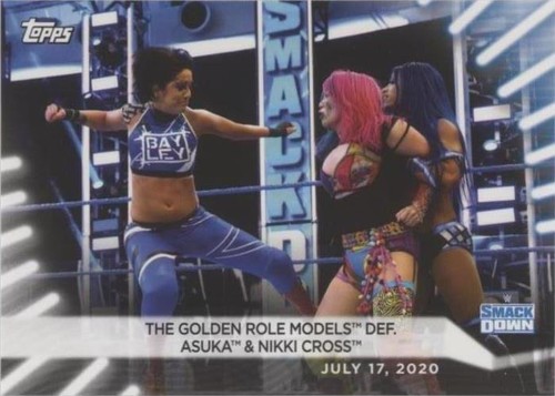 2021 Topps WWE Women's Division - Bayley Sasha Banks #45