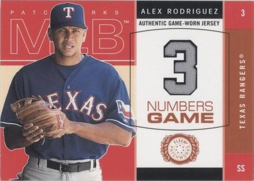 2003 Fleer Patchworks - Alex Rodriguez #AR-NG