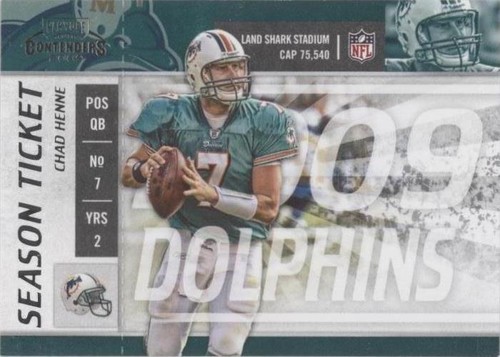 2009 Playoff Contenders Chad Henne #52