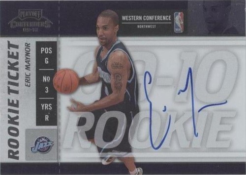 2009-10 Playoff Contenders - Eric Maynor #118