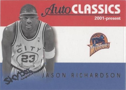 2003-04 Skybox Autographics - Jason Richardson #8 AC