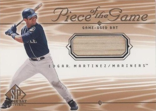 2001 SP Game Bat Edition - Edgar Martinez #EM