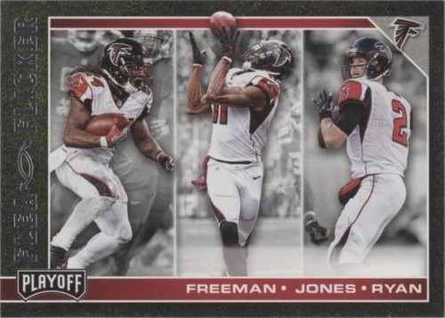 2017 Panini Playoff Devonta Freeman Julio Jones Matt Ryan #5