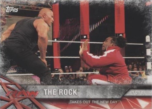 2017 Topps WWE Road to Wrestlemania - The Rock #17