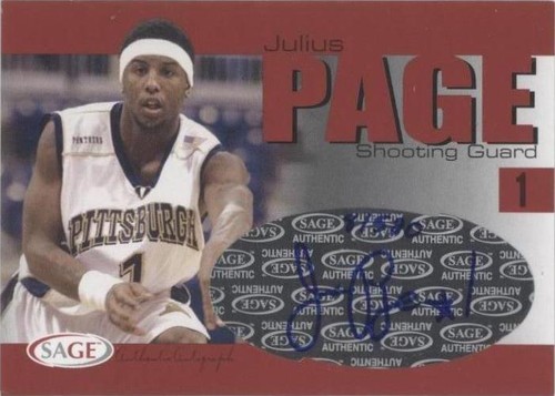 2004-05 Sage Autographed Basketball - Julius Page #A24